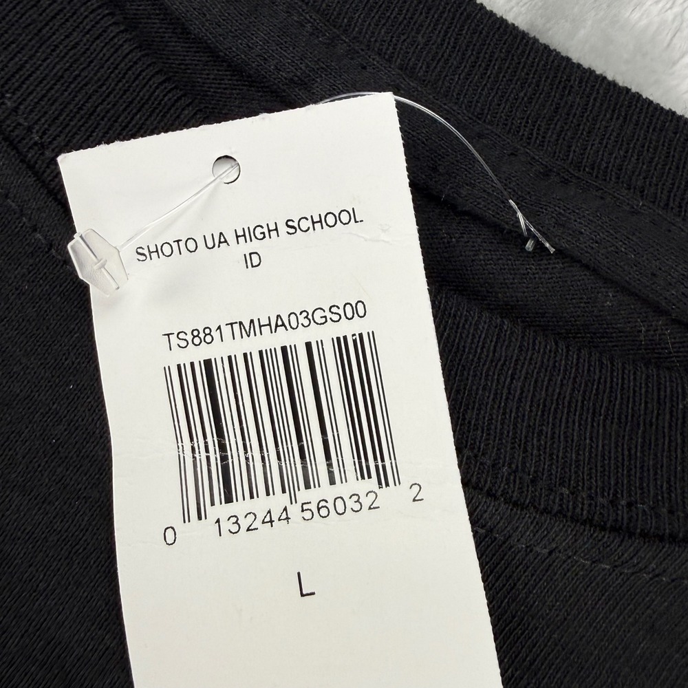 My Hero Academia Shoto Todoroki UA High School ID T-Shirt Black Large NWT Cotton - Picture 8 of 10